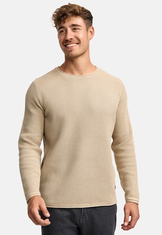 INDICODE JEANS Trui 'Petri' in Beige