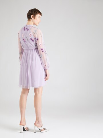 Frock and Frill Dress in Purple