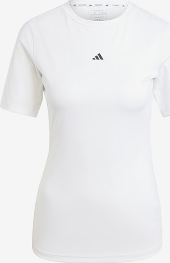 Sportiniai marškinėliai 'TECHFIT Training' iš ADIDAS PERFORMANCE, spalva – juoda / balta, Prekių apžvalga