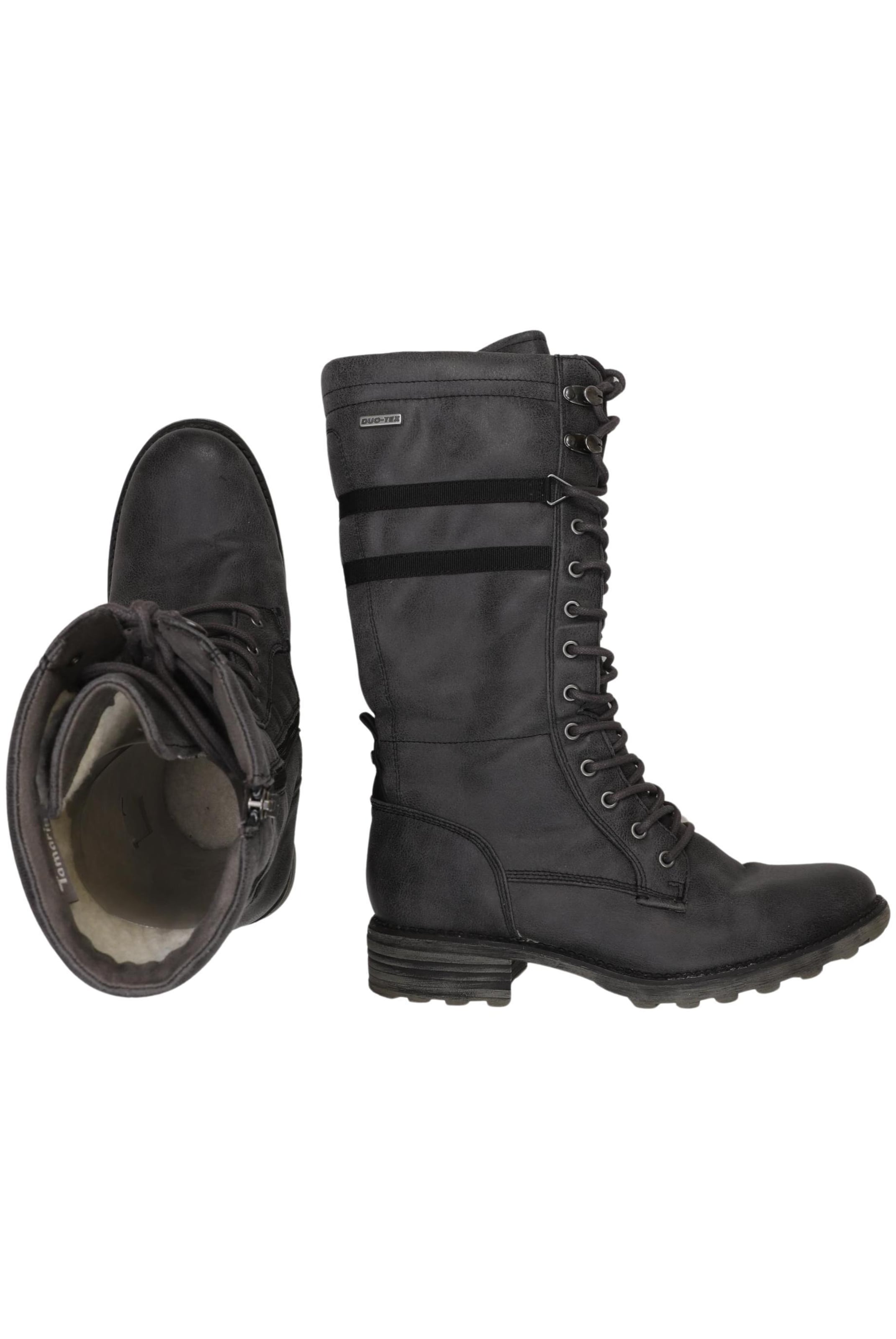 Tamaris Dress Boots in 39 in Grey: front