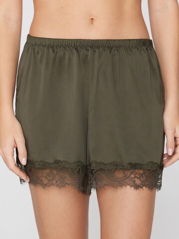 Tezenis Regular Pajama Pants in Green: front