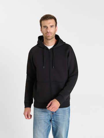 Veste de survêtement 'BALIN' Le Temps Des Cerises en noir : devant