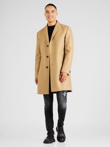 HUGO Between-seasons coat 'Malte' in Beige