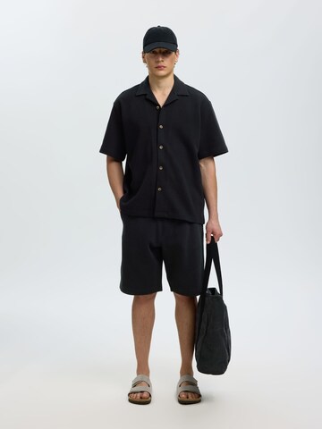 SELECTED Loosefit Bukser i sort