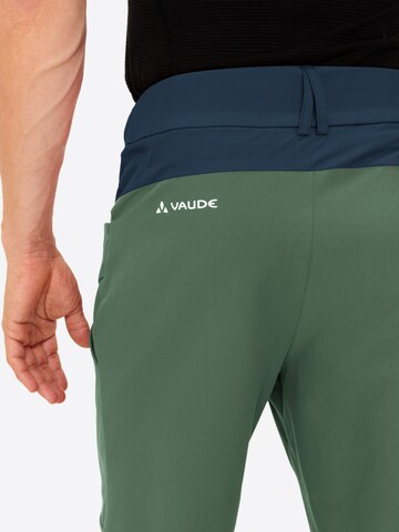 VAUDE Regular Outdoor Pants 'Tekoa' in Green