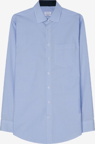 SEIDENSTICKER Comfort fit Zakelijk overhemd in Blauw: voorkant