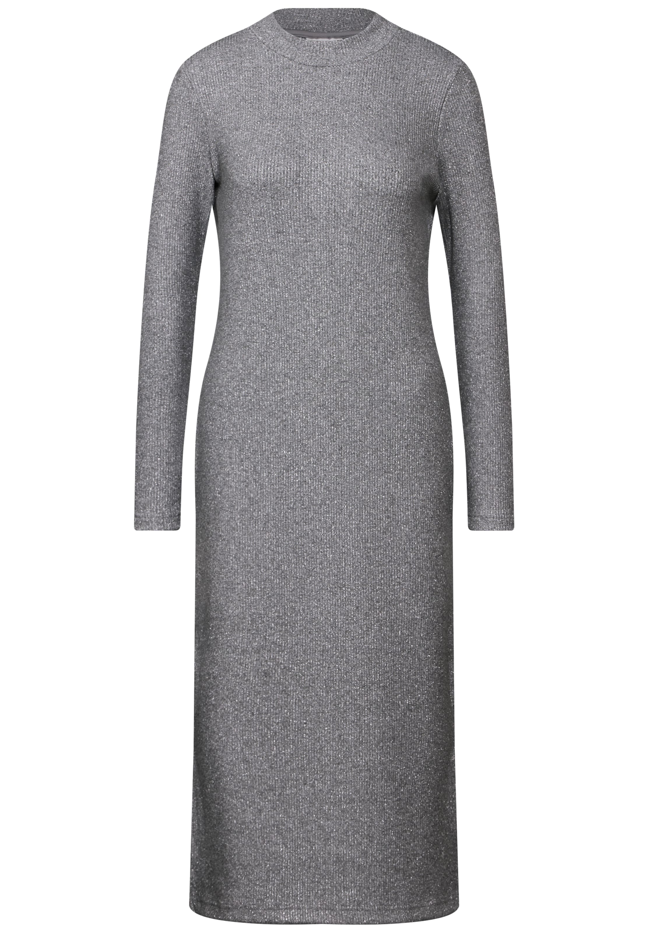 Street One Studio Knitted dress in Grey: front