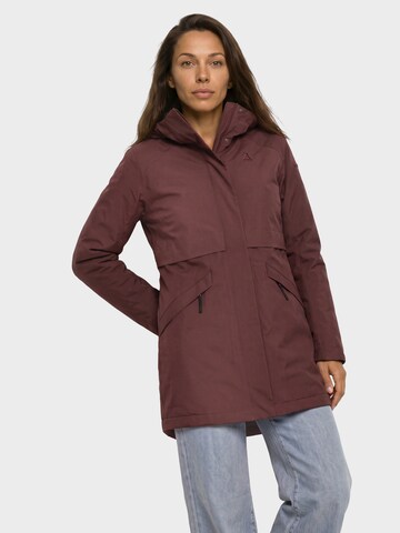 Schöffel Winterparka in Lila: voorkant