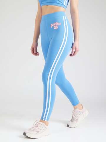 Juicy Couture Sport Skinny Παντελόνι φόρμας σε μπλε: μπροστά