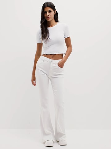 Skinny Jean Pull&Bear en blanc