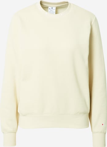 Champion Authentic Athletic Apparel Sweatshirt in Yellow: front