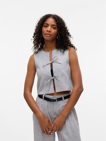 VERO MODA Елек 'VMTAMMI' в сиво: отпред