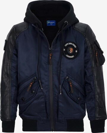 CIPO & BAXX Between-Season Jacket 'Devin' in Blue: front