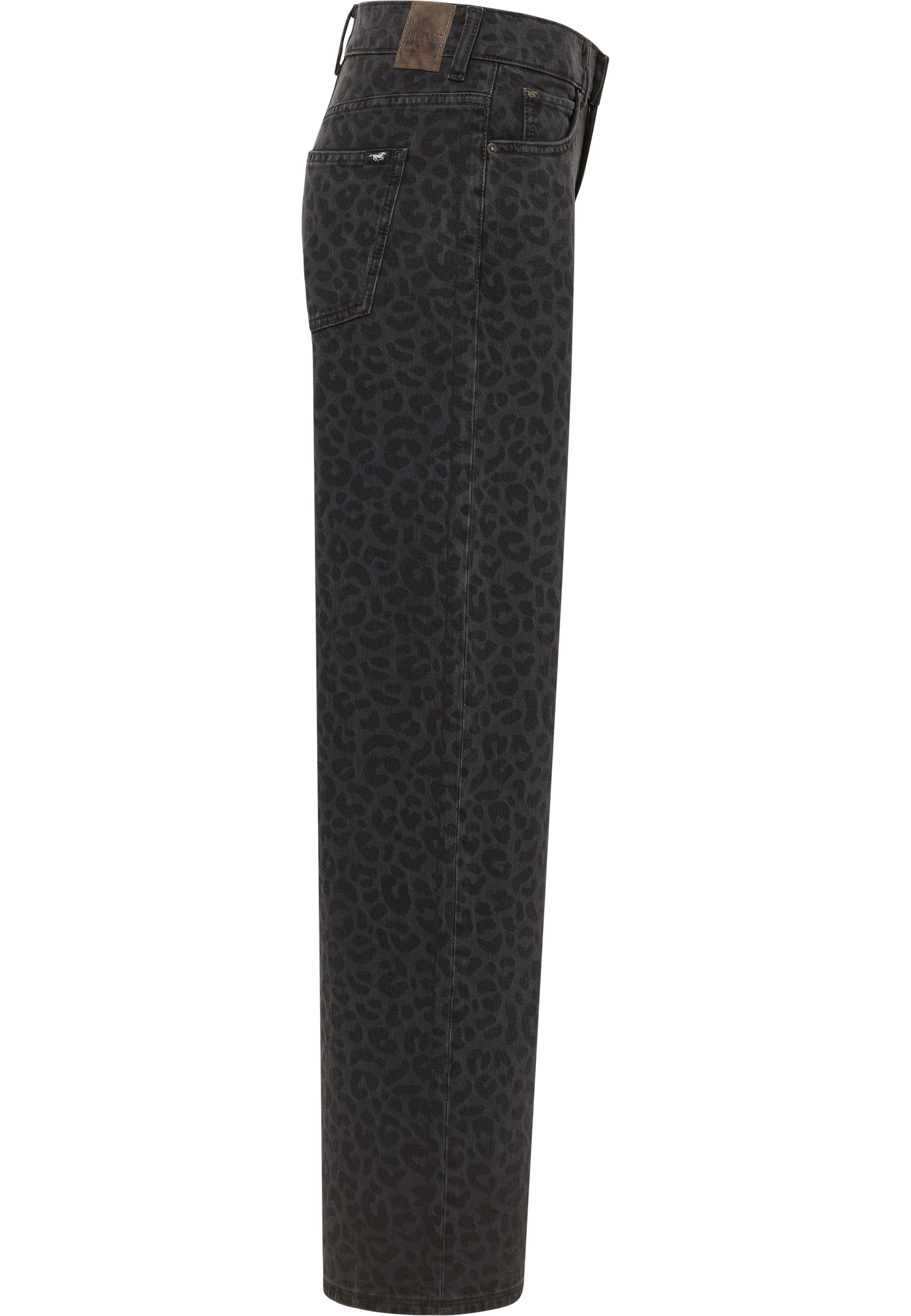 MUSTANG Wide Leg Jeans in Schwarz