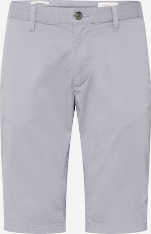 Regular Pantalon chino s.Oliver en gris : devant