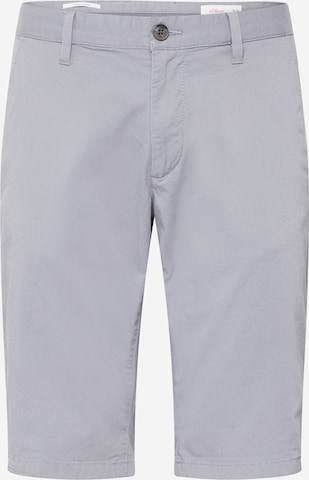 s.Oliver Regular Chino trousers in Grey: front