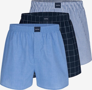 Almonu Boxershorts 'Web' in Blau: Vorderseite