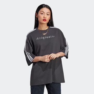 ADIDAS ORIGINALS Shirt in Grey: front