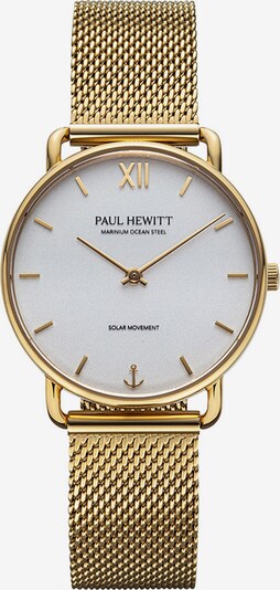 Ceas analogic Paul Hewitt pe auriu / alb, Vizualizare produs