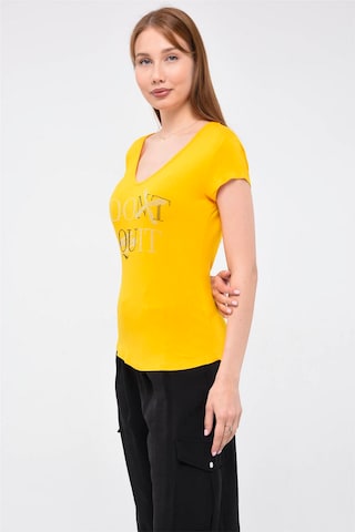 HOME STORE T-Shirt 'Do It' in Gelb