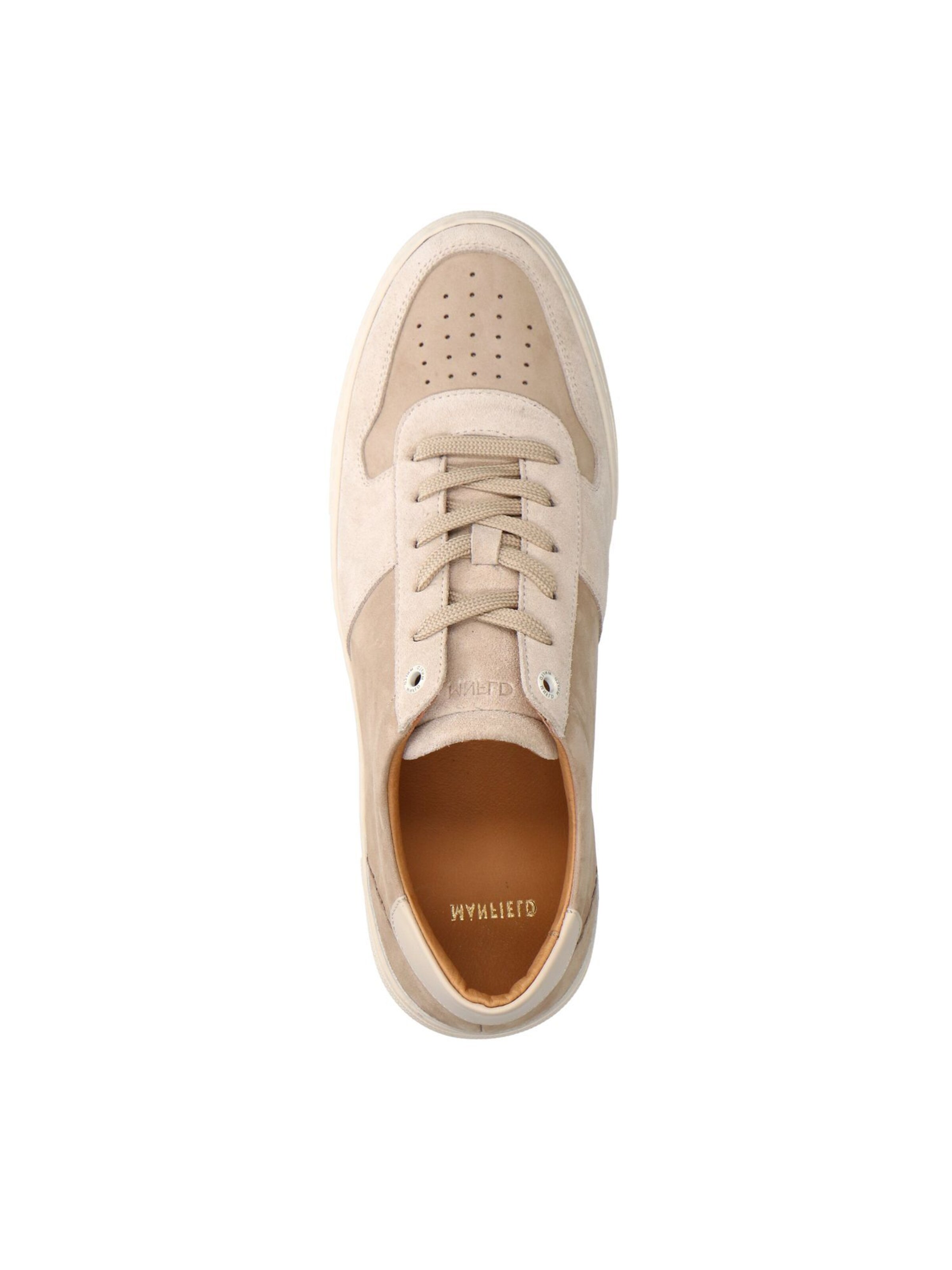 MANFIELD Sneakers laag in Beige