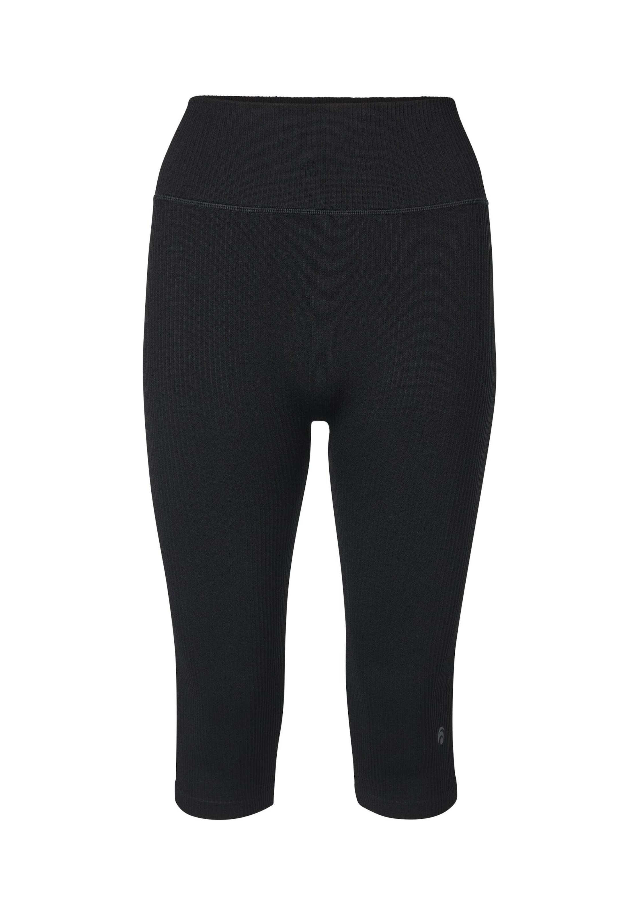 OCEANSAPART Skinny Workout Pants 'Maya' in Black: front