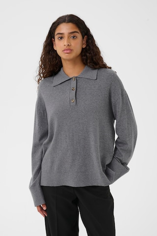 Pull-over SOAKED IN LUXURY en gris : devant