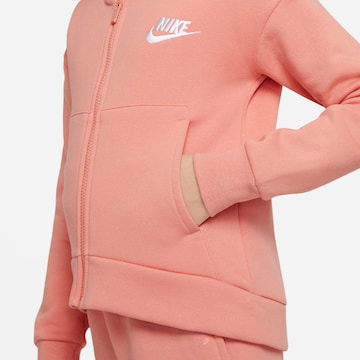 Giacca di felpa di Nike Sportswear in arancione