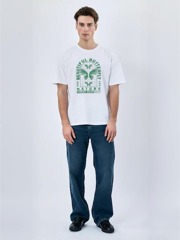 Haut ' T-shirts ' TEESHOPPEN en blanc : devant