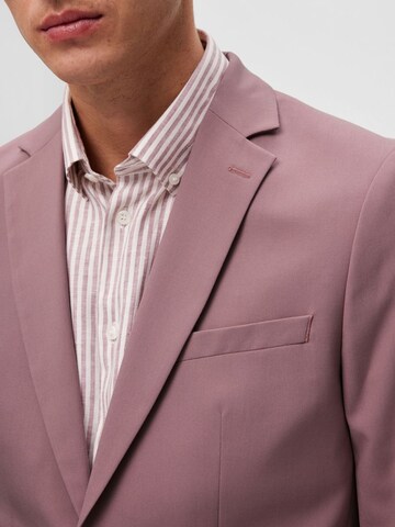 Coupe slim Veste de costume SELECTED HOMME en violet