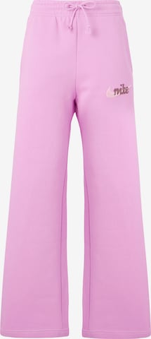 Nike Sportswear Παντελόνι 'PHNX FLC' σε ροζ: μπροστά