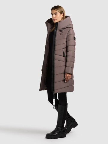 khujo Mantel in Braun