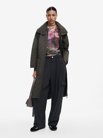 Manteau mi-saison Desigual en vert