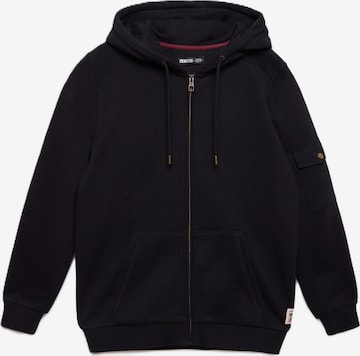 BIG STAR Sweatvest in Zwart: voorkant