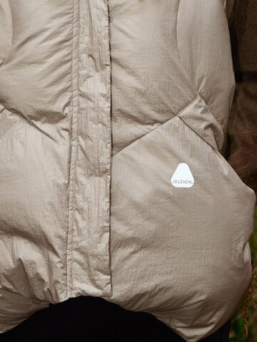 Jelenew - Chaleco 'Metallic Windproof Vest' en plata