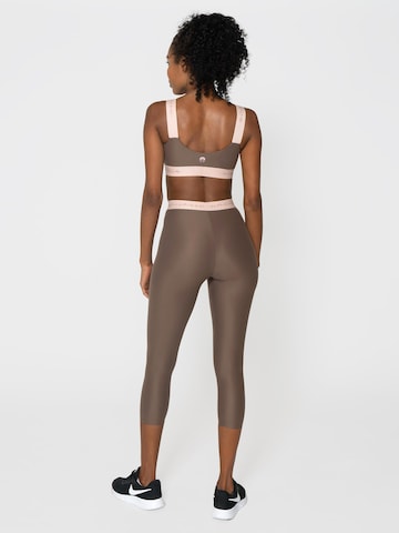 Bustier Soutien-gorge de sport 'Zinal' Horizon Athletic en marron
