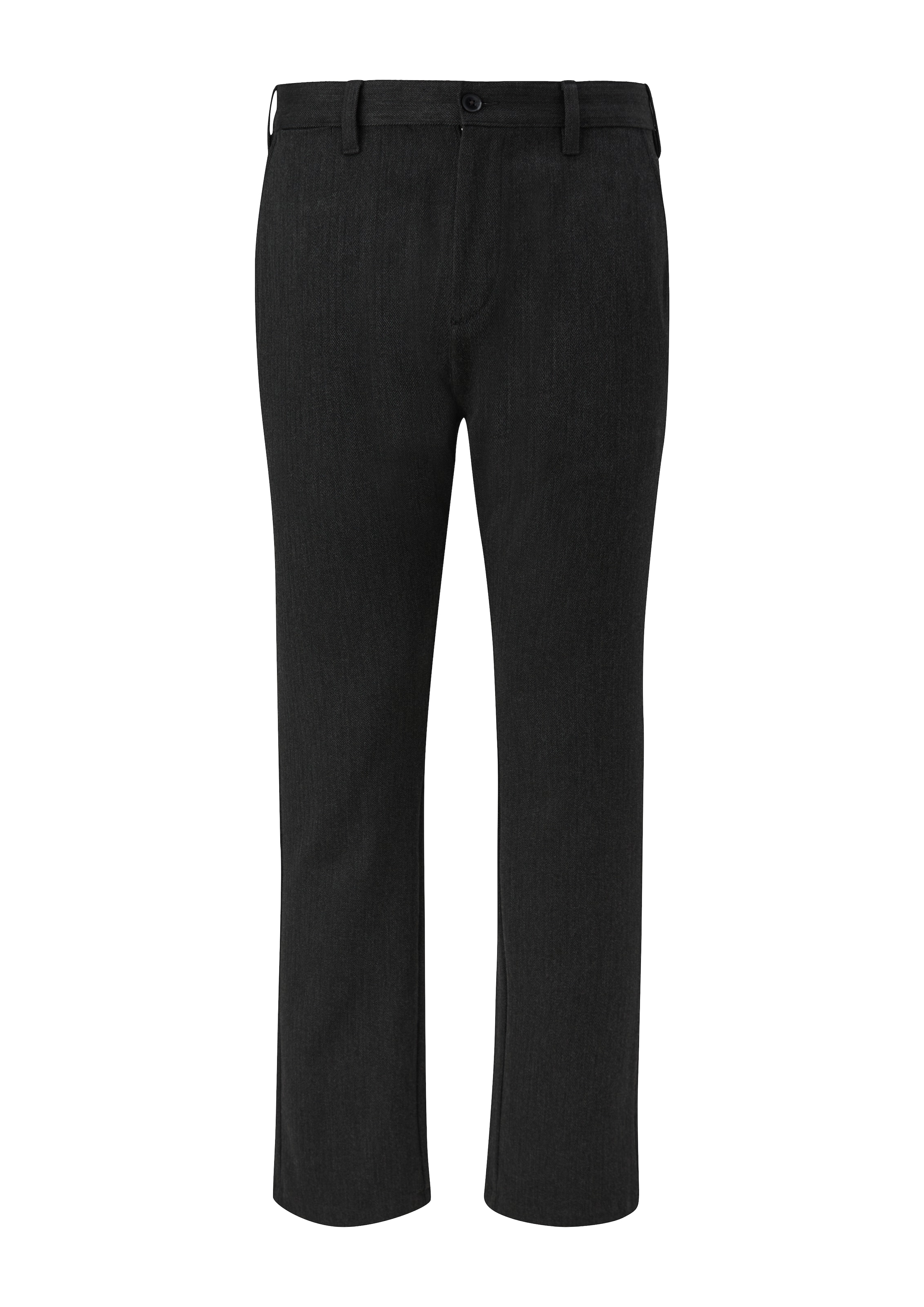 Regular Pantalon chino 'Detroit' s.Oliver en noir : devant