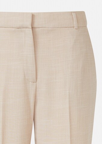 COMMA Slim fit Pleated Pants in Beige