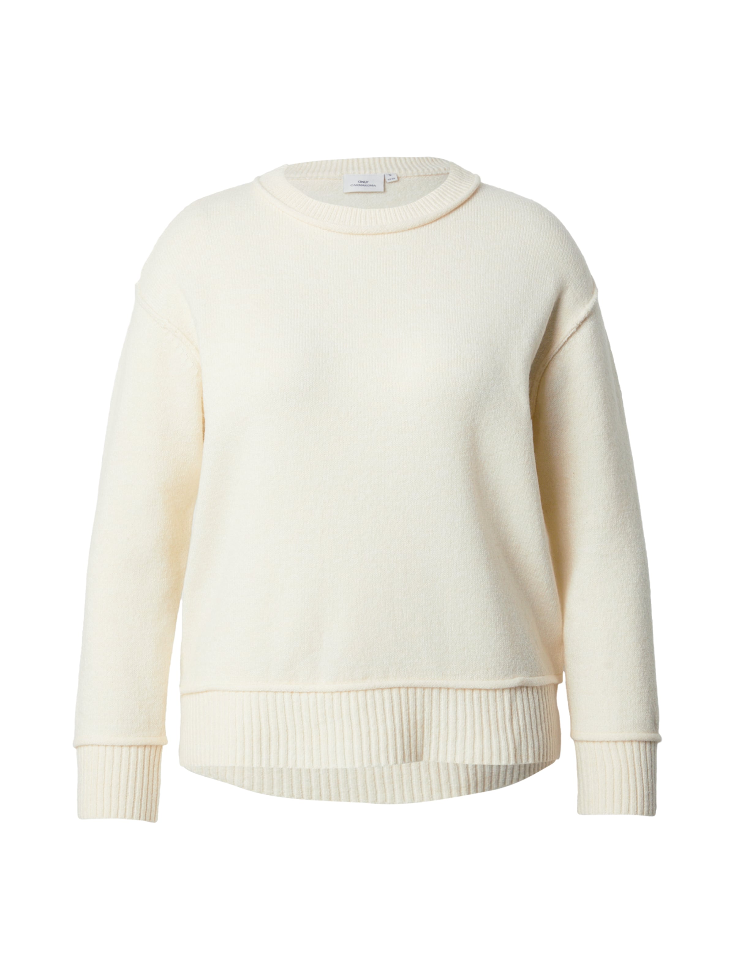ONLY Carmakoma Sweater 'CARHAZEL' in Beige: front