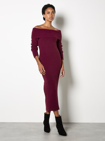 Apricot Jurk ' ' in Rood: voorkant