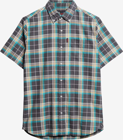 Superdry Button Up Shirt in Yellow / Grey / Green / White, Item view
