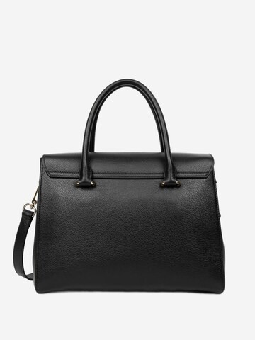 LANCASTER Paris Handtas 'Lancaster Sac à Rabat Foulonné Milano L Noir' in Zwart