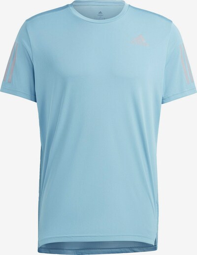 ADIDAS SPORTSWEAR Sportshirt 'Own the Run' in blau / silber, Produktansicht