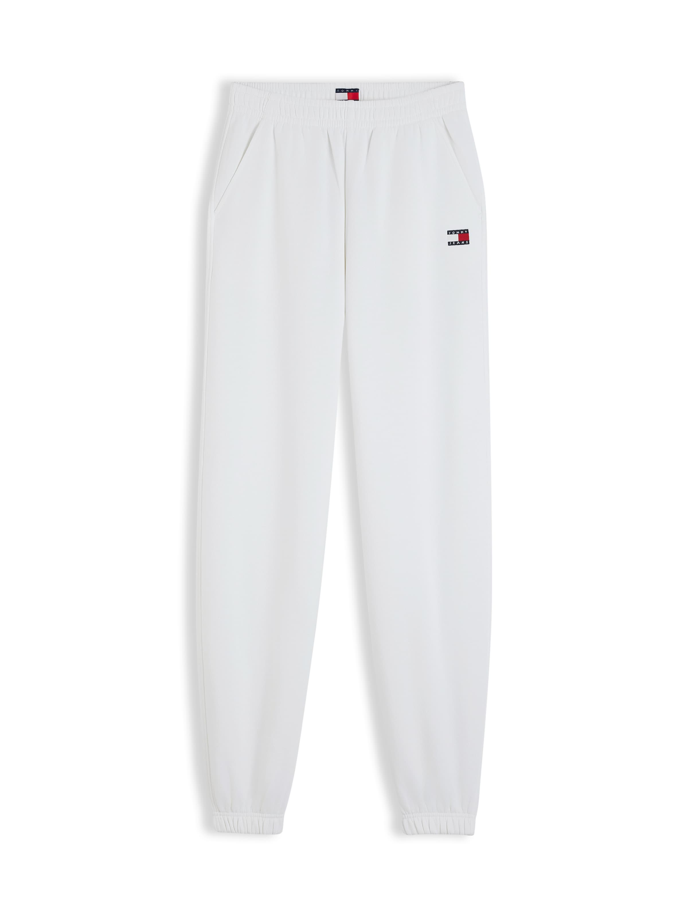 Tommy Jeans Zúžený Kalhoty – bílá: přední strana