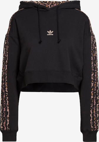 ADIDAS ORIGINALS Sweatshirt 'Logo' in Schwarz: predná strana