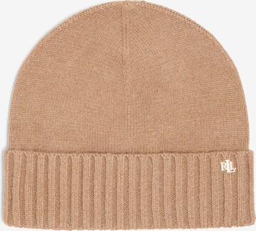 Bonnet Lauren Ralph Lauren en beige : devant