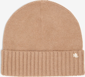 Bonnet Lauren Ralph Lauren en beige : devant