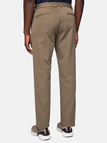 Boggi Milano Slimfit Functionele broek 'B-Tech' in Grijs