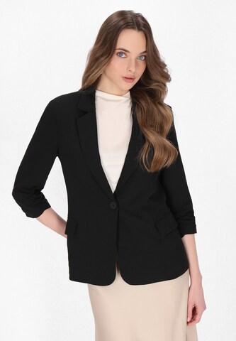 Blazer di DreiMaster Klassik in nero: frontale