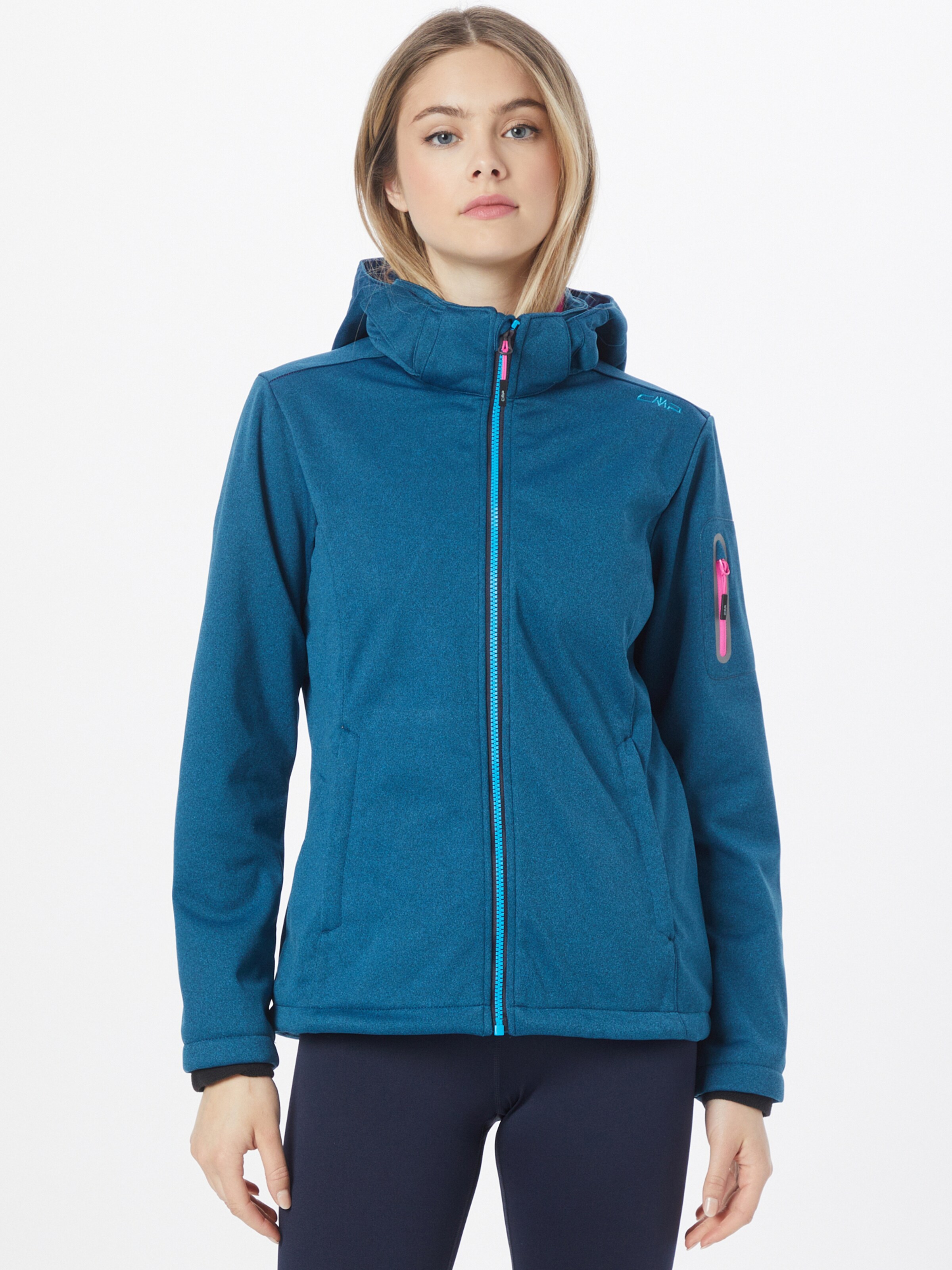 Frauen Sportarten CMP Outdoorjacke in Blaumeliert - XM03222 Frauen Sportarten CMP Outdoorjacke in Blaumeliert - XM03222